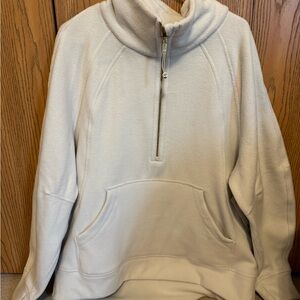 Lululemon Athletica Cream Hooded Pullover